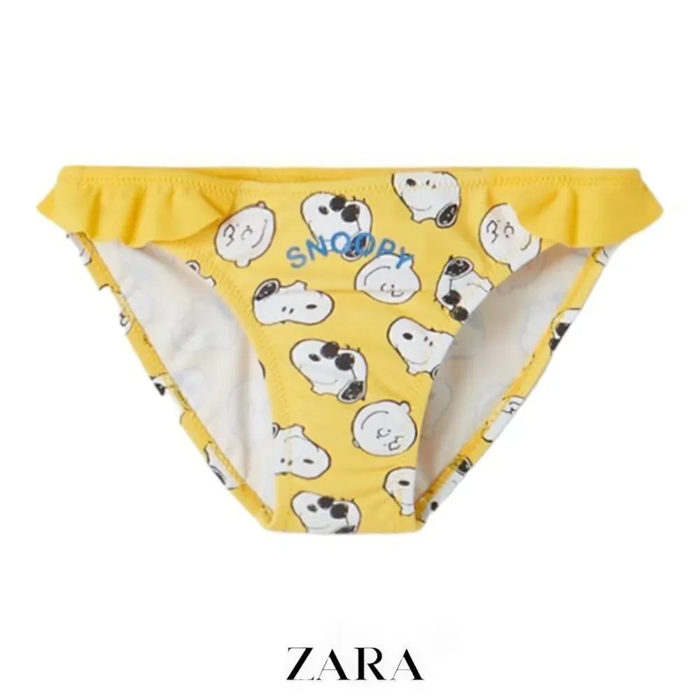 ZARA Kids | Yellow | SNOOPY ® PEANUTS BIKINI BOTTOMS